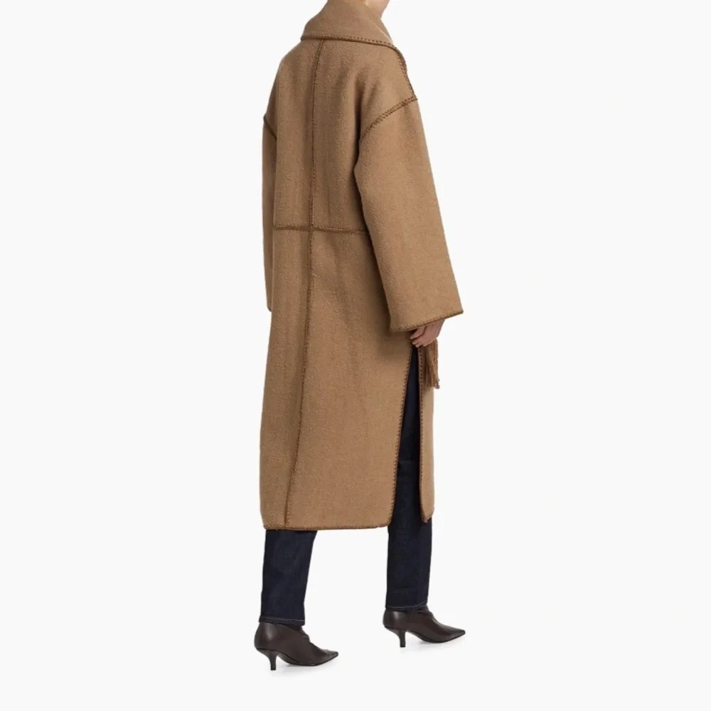 Toteme Embroidered Scarf Coat - Picture 16 of 16